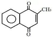 Na vitamina K3 (fórmula acima), reconhece-se o grupo funcional: